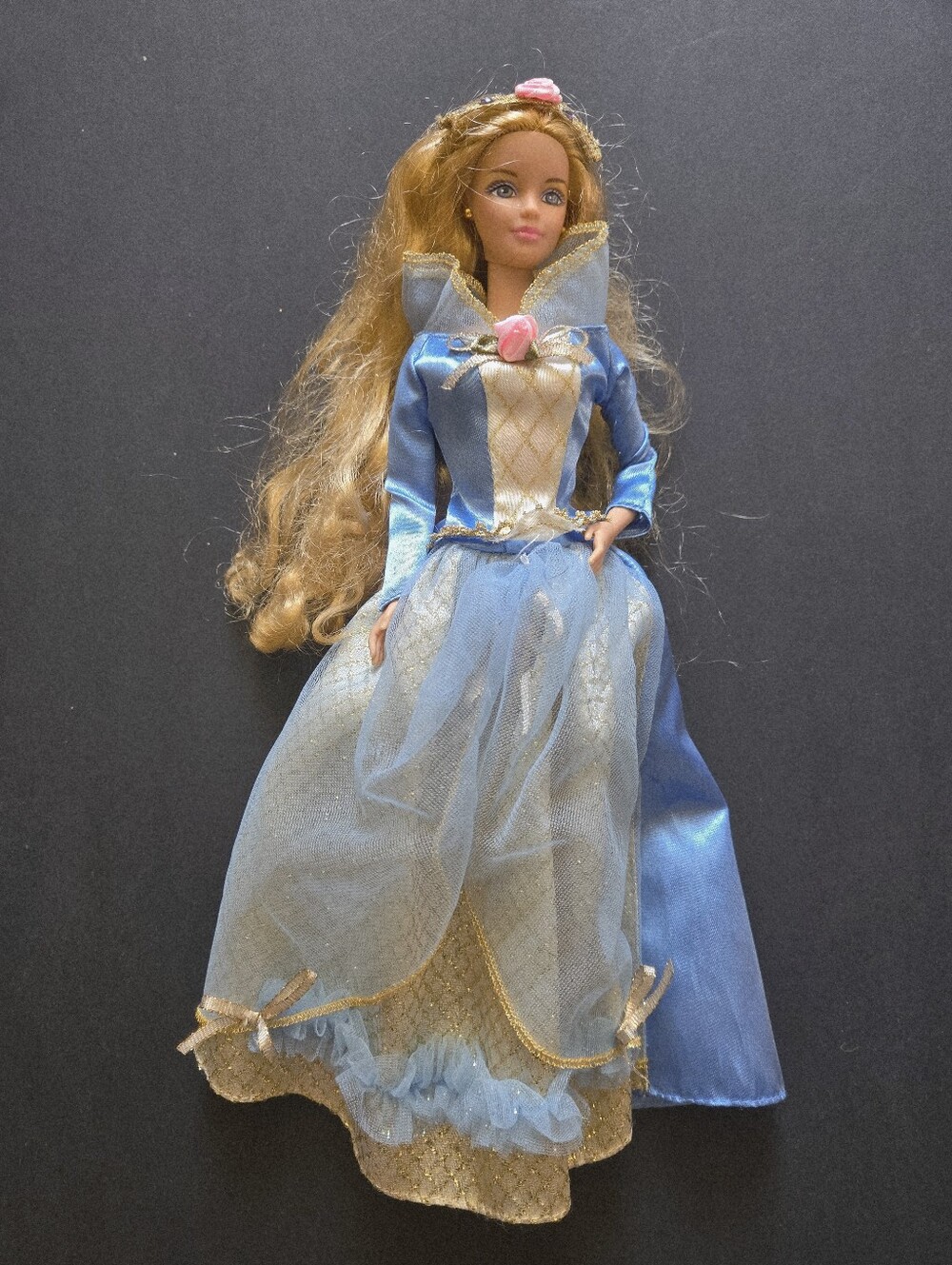 Barbie as Sleeping Beauty Collector’s Ed. Doll 1997 Mattel Blue Dress Vintage